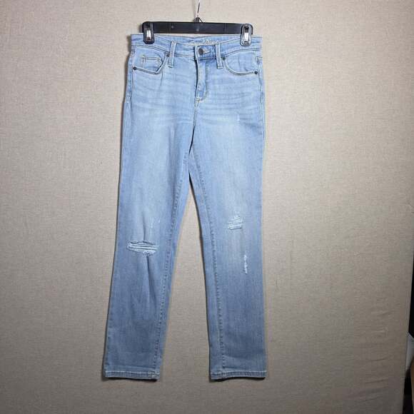 Universal Thread Pants - Universal Thread Womens High-Rise Vintage Straight Cropped Jeans Size 28" Waist